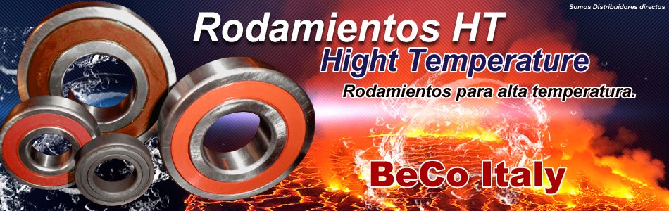 Rodamientos BECO Alta temperatura