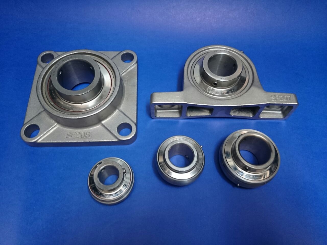 Chumaceras en acero inoxidable